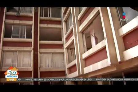 A nueve años del sismo del 19 de septiembre de 2017, no solamente hay edificios multifamiliares que no han sido reconstruidos, sino que hay personas viviendo en ellos con los riesgos que esto implica, como este ubicado en la Col. Roma Sur.