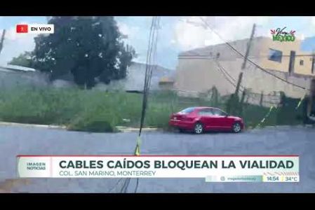 Reportan poste caído que pone en peligro a automovilistas en Monterrey. 

No te pierdas Imagen Noticias Monterrey con Claudia Ovalle de lunes a viernes por Imagen Televisión Monterrey.
 
Síguenos en nuestras redes
Instagram: https://www.instagram.com/imagentvmonterrey/
Twitter: https://twitter.com/ImagenTVMTY
Facebook: https://www.facebook.com/ImagenTVMTY/

Mantente siempre informado con las noticias sobre los acontecimientos más importantes a nivel nacional con Claudia Ovalle y Brenda Cavazos.


¡Dale like y suscríbete!