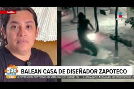 La vivienda del diseñador zapoteco #ElvisGuerra fue atacada a balazos en #Juchitán tras haber recibido amenazas por un presunto cobro de piso, denunció que la agresión ocurrió tras inaugurar un salón de eventos. 

#NoticiasImagen #ImagenNoticias530 Visita nuestro sitio web: http://www.imagentv.com

No te pierdas Imagen Noticias 5:30 con Marlene Stahl, Nuria Gil y Adriana Treviño de lunes a viernes por Imagen Televisión.

TikTok 5:30: https://www.tiktok.com/@imagennoticias530 
TikTok Noticias: https://www.tiktok.com/@imagennoticias

Instagram 5:30: https://www.instagram.com/imagennoticias530 
Instagram Noticias: https://www.instagram.com/imagentvnoticias/

X 5:30: https://x.com/imagen530 
X Noticias: https://twitter.com/ImagenNoticias_
X Televisión: https://twitter.com/ImagenTVMex
 
Facebook Noticias: https://www.facebook.com/ImagenTVNoticias
 
Aquí encontrarás la mejor información nacional e internacional de Imagen Noticias con Francisco Zea, Nacho Lozano, Crystal Mendivil, Enrique Sánchez y Paola Rojas.