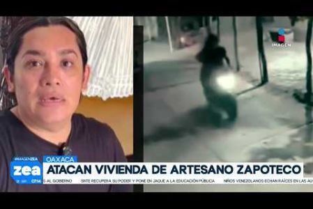 La vivienda del diseñador zapoteco Elvis Guerra fue atacada a balazos en #Juchitán tras haber recibido amenazas por un presunto cobro de piso. El diseñador que elaboró la blusa bordada que lució la presidenta Sheinbaum durante el Grito de Independencia denunció que la agresión ocurrió tras inaugurar un salón de eventos.