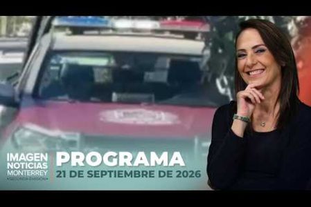 No te pierdas Imagen Noticias Monterrey con Claudia Ovalle de lunes a viernes por Imagen Televisión Monterrey.
 
Síguenos en nuestras redes
Instagram: https://www.instagram.com/imagentvmonterrey/
Twitter: https://twitter.com/ImagenTVMTY
Facebook: https://www.facebook.com/ImagenTVMTY/

Mantente siempre informado con las noticias sobre los acontecimientos más importantes a nivel nacional con Claudia Ovalle y Brenda Cavazos.


¡Dale like y suscríbete!
