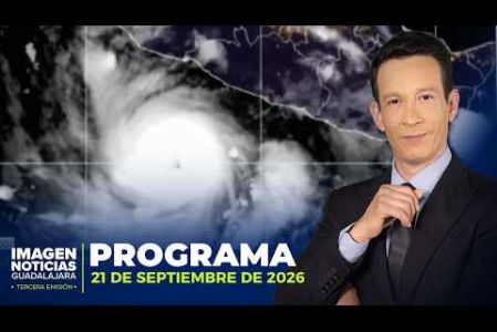No te pierdas la Tercera Emisión de Imagen Noticias Guadalajara de lunes a viernes en punto de las 11:05 p.m. en el 3.1.

#NoticiasImagen

Síguenos en nuestras redes:

Instagram: https://www.instagram.com/imagentvgdl/
TikTok: https://www.tiktok.com/@imagennoticias
Twitter: https://twitter.com/ImagenTVGDL
Facebook: https://www.facebook.com/ImagenTVGDL/

Visita nuestro sitio Web: https://www.imagentv.com/guadalajara

Mantente siempre informado con las noticias sobre los acontecimientos más importantes a nivel nacional con Ricardo Camarena y Carolina Martínez.

¡Déjanos tus comentarios, da like, comparte y suscríbete!