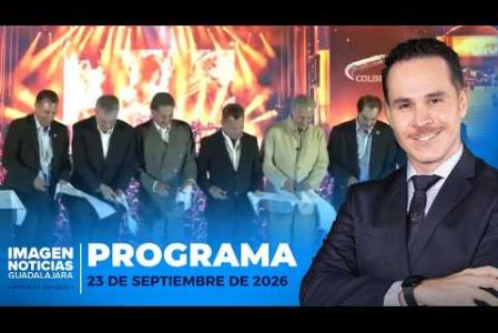 No te pierdas Imagen Noticias Guadalajara con Erick Breguer de lunes a viernes en punto de las 5:50 a.m. en el 3.1 por Imagen Televisión Guadalajara.

#NoticiasImagen

Síguenos en nuestras redes:

Instagram: https://www.instagram.com/imagentvgdl/
TikTok: https://www.tiktok.com/@imagennoticias
Twitter: https://twitter.com/ImagenTVGDL
Facebook: https://www.facebook.com/ImagenTVGDL/
Visita nuestro sitio Web: https://www.imagentv.com/guadalajara

Mantente siempre informado con las noticias sobre los acontecimientos más importantes a nivel nacional con Erick Breguer, Carolina Martínez y Ricardo Camarena.

¡Déjanos tus comentarios, da like, comparte y suscríbete!