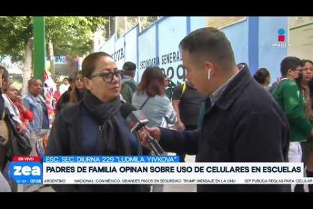 ¿Qué opinan los padres de familia sobre la restricción del uso de celulares en escuelas públicas y privadas?