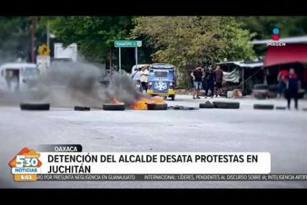 Tensión en Juchitán, Oaxaca, tras la detención de su presidente municipal, Miguel Sánchez Altamirano, la captura provocó bloqueos, protestas de habitantes y también de mototaxistas. Las autoridades lo señalan por su presunta relación con una célula delictiva.