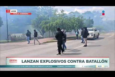 El primero sobre la Autopista México-Cuernavaca donde arribaron alrededor de 23 autobuses.