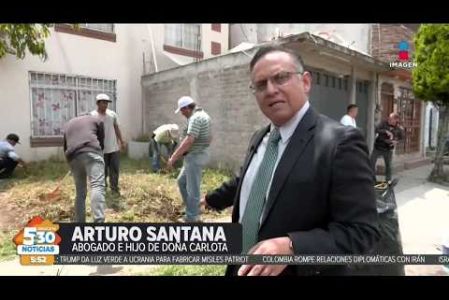 Recuerda el caso de #DoñaCarlota, la señora que disparó contra las personas que estaban habitando una casa de su familia, pues después de casi año y medio pudieron recuperar el inmueble. Imagen Noticias entró y esto fue lo que encontró:

#NoticiasImagen #ImagenNoticias530 Visita nuestro sitio web: http://www.imagentv.com

No te pierdas Imagen Noticias 5:30 con Marlene Stahl, Nuria Gil y Adriana Treviño de lunes a viernes por Imagen Televisión.

TikTok 5:30: https://www.tiktok.com/@imagennoticias530 
TikTok Noticias: https://www.tiktok.com/@imagennoticias

Instagram 5:30: https://www.instagram.com/imagennoticias530 
Instagram Noticias: https://www.instagram.com/imagentvnoticias/

X 5:30: https://x.com/imagen530 
X Noticias: https://twitter.com/ImagenNoticias_
X Televisión: https://twitter.com/ImagenTVMex
 
Facebook Noticias: https://www.facebook.com/ImagenTVNoticias
 
Aquí encontrarás la mejor información nacional e internacional de Imagen Noticias con Francisco Zea, Nacho Lozano, Crystal Mendivil, Enrique Sánchez y Paola Rojas.