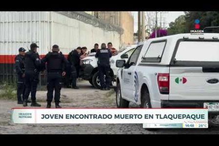 El cuerpo sin vida de un joven de entre 20 y 25 años fue encontrado sobre una banqueta en la Col. Felipe Ángeles en el municipio de San Pedro #Tlaquepaque.

#NoticiasImagen

Síguenos en nuestras redes:

Instagram: https://www.instagram.com/imagentvgdl/
TikTok: https://www.tiktok.com/@imagennoticias
Twitter: https://twitter.com/ImagenTVGDL
Facebook: https://www.facebook.com/ImagenTVGDL/
Visita nuestro sitio Web: https://www.imagentv.com/guadalajara

Mantente siempre informado con las noticias sobre los acontecimientos más importantes a nivel nacional con Carolina Martínez.

¡Déjanos tus comentarios, da like, comparte y suscríbete!
