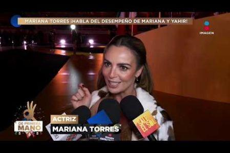 Mariana Torres REACCIONA al juego de Mariana Ochoa y Yahir en el famoso reality ¿La actriz entraría a un reality de famosos?

#DePrimeraManoTV
No te pierdas lo mejor del espectáculo de lunes a viernes De Primera Mano a las 3 p.m. con Gustavo Adolfo Infante, Addis Tuñón, Érika González y Lalo Carrillo por Imagen Televisión.

Visita también nuestra página: www.imagentv.com

▶️Programas completos: https://www.youtube.com/playlist?list=PLYnzMSw5fD7QoZlVNdIIdKqNpah_LS1R0
▶️Recopilación Especiales: https://www.youtube.com/playlist?list=PLYnzMSw5fD7RNZbEDMZ5q0349p-yeUEqm
▶️ Invitados De Primera Mano: https://www.youtube.com/playlist?list=PLYnzMSw5fD7QR3p02rRedi-ZorW3R2NZy

Síguenos en:
TikTok: https://www.tiktok.com/@deprimeramanoitv
Instagram: https://www.instagram.com/deprimeramanoitv/
Facebook: https://www.facebook.com/DePrimeraManoImagenTV
X: https://twitter.com/deprimeramano


O en las redes de Imagen Televisión
Facebook: https://www.facebook.com/ImagenTVMex
Twitter: https://twitter.com/ImagenTVMex
Instagram: https://www.instagram.com/imagentvmex/
TikTok: https://www.tiktok.com/@imagentv