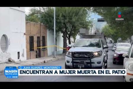 Una mujer fue encontrada sin vida en un inmueble de Monterrey. 

No te pierdas Imagen Noticias Monterrey con Brenda Cavazos de lunes a viernes por Imagen Televisión Monterrey.

Síguenos en nuestras redes
Instagram: https://www.instagram.com/imagentvmonterrey/
Twitter: https://twitter.com/ImagenTVMTY
Facebook: https://www.facebook.com/ImagenTVMTY/

Mantente siempre informado con las noticias sobre los acontecimientos más importantes a nivel nacional con Claudia Ovalle y Brenda Cavazos.


¡Dale like y suscríbete!