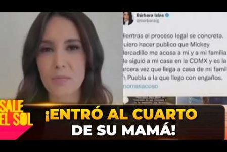 ¡Bárbara Islas DENUNCIA 4C0S0 de un FAN por más de SIETE AÑOS!

#SaleElSolTV

☀️ Programas Completos #SaleElSol: https://www.youtube.com/playlist?list=PLYnzMSw5fD7Qfhf4bSEemItedNGl2Mf_A
