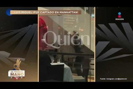 Luis Miguel dio la cara de forma inesperada ante los fans y los reflectores neoyorquinos durante su visita a Manhattan, volviéndose tendencia de inmediato al presenciarse el emotivo y respetuoso encuentro que sostuvo en público con Mijares, el intérprete de "Soldado del amor".

#DePrimeraManoTV
No te pierdas lo mejor del espectáculo de lunes a viernes De Primera Mano a las 3 p.m. con Gustavo Adolfo Infante, Addis Tuñón, Érika González y Lalo Carrillo por Imagen Televisión.

Visita también nuestra página: www.imagentv.com

▶️Programas completos: https://www.youtube.com/playlist?list=PLYnzMSw5fD7QoZlVNdIIdKqNpah_LS1R0
▶️Recopilación Especiales: https://www.youtube.com/playlist?list=PLYnzMSw5fD7RNZbEDMZ5q0349p-yeUEqm
▶️ Invitados De Primera Mano: https://www.youtube.com/playlist?list=PLYnzMSw5fD7QR3p02rRedi-ZorW3R2NZy

Síguenos en:
TikTok: https://www.tiktok.com/@deprimeramanoitv
Instagram: https://www.instagram.com/deprimeramanoitv/
Facebook: https://www.facebook.com/DePrimeraManoImagenTV
X: https://twitter.com/deprimeramano


O en las redes de Imagen Televisión
Facebook: https://www.facebook.com/ImagenTVMex
Twitter: https://twitter.com/ImagenTVMex
Instagram: https://www.instagram.com/imagentvmex/
TikTok: https://www.tiktok.com/@imagentv