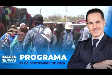 No te pierdas Imagen Noticias Guadalajara con Erick Breguer de lunes a viernes en punto de las 5:50 a.m. en el 3.1 por Imagen Televisión Guadalajara.

#NoticiasImagen

Síguenos en nuestras redes:

Instagram: https://www.instagram.com/imagentvgdl/
TikTok: https://www.tiktok.com/@imagennoticias
Twitter: https://twitter.com/ImagenTVGDL
Facebook: https://www.facebook.com/ImagenTVGDL/
Visita nuestro sitio Web: https://www.imagentv.com/guadalajara

Mantente siempre informado con las noticias sobre los acontecimientos más importantes a nivel nacional con Erick Breguer, Carolina Martínez y Ricardo Camarena.

¡Déjanos tus comentarios, da like, comparte y suscríbete!