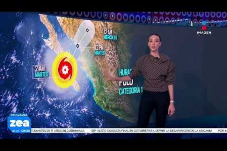 El huracán "Polo" se mantiene por ahora en categoría 1, se encuentra sobre Baja California Sur con vientos sostenidos de 140 a 160 kilómetros por hora, continúa debilitándose paulatinamente mientras se acerca a Sonora.