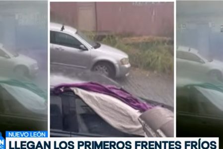 Lluvias en Nuevo León.