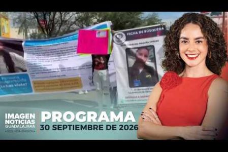 No te pierdas Imagen Noticias Guadalajara con Carolina Martínez de lunes a viernes en punto de las 2:30 p.m. en el 3.1 por Imagen Televisión Guadalajara.

#NoticiasImagen

Síguenos en nuestras redes:
Instagram: https://www.instagram.com/imagentvgdl/
TikTok: https://www.tiktok.com/@imagennoticias
Twitter: https://twitter.com/ImagenTVGDL
Facebook: https://www.facebook.com/ImagenTVGDL/

Visita nuestro sitio Web: https://www.imagentv.com/guadalajara

Mantente siempre informado con las noticias sobre los acontecimientos más importantes a nivel nacional con Erick Breguer, Carolina Martínez y Ricardo Camarena.

¡Déjanos tus comentarios, da like, comparte y suscríbete!
