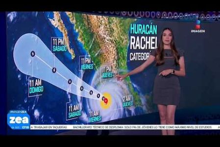 ¡Octubre comienza con un Pacífico muy activo! #Rachel ya es un huracán categoría 2 y continúa fortaleciéndose, pero cada vez se aleja más de las costas mexicanas.

#NoticiasImagen #LoDijoZea #ImagenNoticias 

Visita nuestro sitio web: http://www.imagentv.com

No te pierdas Imagen Noticias con Francisco Zea de lunes a viernes en punto de las 6:30 am por Imagen Televisión.

TikTok: https://www.tiktok.com/@imagennoticias

Instagram Imagen Noticias con Francisco Zea: https://www.instagram.com/imagenzea 
Instagram: https://www.instagram.com/imagentvnoticias/

X Imagen Noticias con Francisco Zea: https://x.com/imagenZea 
X Noticias: https://twitter.com/ImagenNoticias_
X Televisión: https://twitter.com/ImagenTVMex 
 
Facebook Imagen Noticias con Francisco Zea: https://www.facebook.com/ImagenZea/ 
Facebook: https://www.facebook.com/ImagenTVNoticias
 
Aquí encontrarás la mejor información nacional e internacional de Imagen Noticias con Francisco Zea, Nacho Lozano, Crystal Mendivil, Enrique Sánchez y Paola Rojas.