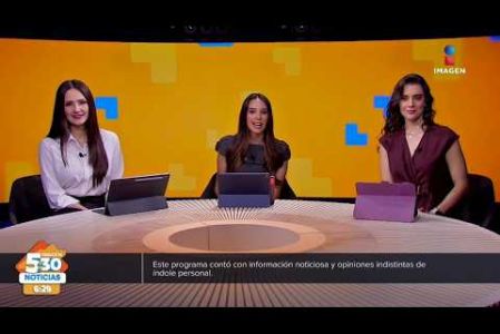 Visita nuestro sitio web: http://www.imagentv.com

No te pierdas Imagen Noticias 5:30 con Marlene Stahl, Nuria Gil y Adriana Treviño de lunes a viernes por Imagen Televisión.

TikTok 5:30: https://www.tiktok.com/@imagennoticias530 
TikTok Noticias: https://www.tiktok.com/@imagennoticias

Instagram 5:30: https://www.instagram.com/imagennoticias530 
Instagram Noticias: https://www.instagram.com/imagentvnoticias/

X 5:30: https://x.com/imagen530 
X Noticias: https://twitter.com/ImagenNoticias_
X Televisión: https://twitter.com/ImagenTVMex
 
Facebook Noticias: https://www.facebook.com/ImagenTVNoticias
 
Aquí encontrarás la mejor información nacional e internacional de Imagen Noticias con Francisco Zea, Nacho Lozano, Crystal Mendivil, Enrique Sánchez y Paola Rojas.