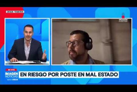 Habitantes de la delegación Tesistán, en #Zapopan, denuncian el peligro que representa un poste de suministro eléctrico marcadamente inclinado en el cruce de las calles Aldama y Ramón Corona.

#NoticiasImagen

Síguenos en nuestras redes:

Instagram: https://www.instagram.com/imagentvgdl/
TikTok: https://www.tiktok.com/@imagennoticias
Twitter: https://twitter.com/ImagenTVGDL
Facebook: https://www.facebook.com/ImagenTVGDL/
Visita nuestro sitio Web: https://www.imagentv.com/guadalajara

Mantente siempre informado con las noticias sobre los acontecimientos más importantes a nivel nacional con Erick Breguer.

¡Déjanos tus comentarios, da like, comparte y suscríbete!