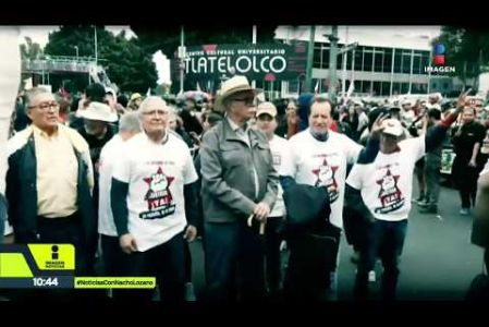 "A 58 años de distancia no sabemos cuántos muertos hubo": Sobrevivientes e integrantes del Comité 68 encabezaron la marcha a #Tlatelolco para exigir justicia por los crímenes del #2DeOctubre, en una jornada que culminó con enfrentamientos frente a Palacio Nacional. Esta es la crónica: 

#NoticiasImagen
#NoticiasConNachoLozano 

¡Como nadie en la noche! #ImagenNoticias con Nacho Lozano de lunes a viernes a las 10:30 pm en el 3.1 #ImagenTelevisión. 

Visita nuestro sitio Web: http://bit.ly/2nT2Wz5 

Síguenos en nuestras redes: 
Instagram: @imagentvnoticias 
Tiktok: @imagennoticias 
X: @ImagenNoticias_ 
Facebook: https://www.facebook.com/ImagenTVNoticias/ 

Aquí encontrarás la mejor información nacional e internacional de Imagen Noticias con Francisco Zea, Paola Rojas, Crystal Mendivil y Nacho Lozano.