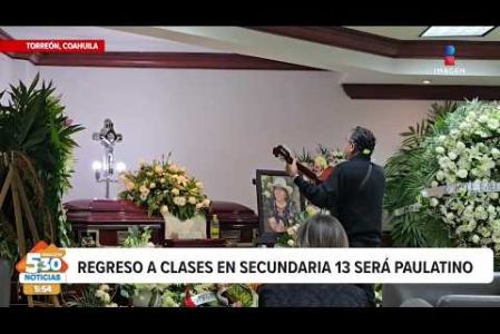 Familiares, alumnos y profesores le dieron el último adiós a la subdirectora Nedy Edith Nevárez, en una emotiva misa en la que recordaron el legado de la maestra de 56 años. 

#NoticiasImagen #ImagenNoticias530 Visita nuestro sitio web: http://www.imagentv.com

No te pierdas Imagen Noticias 5:30 con Marlene Stahl, Nuria Gil y Adriana Treviño de lunes a viernes por Imagen Televisión.

TikTok 5:30: https://www.tiktok.com/@imagennoticias530 
TikTok Noticias: https://www.tiktok.com/@imagennoticias

Instagram 5:30: https://www.instagram.com/imagennoticias530 
Instagram Noticias: https://www.instagram.com/imagentvnoticias/

X 5:30: https://x.com/imagen530 
X Noticias: https://twitter.com/ImagenNoticias_
X Televisión: https://twitter.com/ImagenTVMex
 
Facebook Noticias: https://www.facebook.com/ImagenTVNoticias
 
Aquí encontrarás la mejor información nacional e internacional de Imagen Noticias con Francisco Zea, Nacho Lozano, Crystal Mendivil, Enrique Sánchez y Paola Rojas.