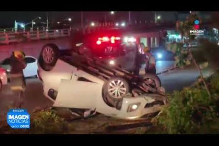 La falta de pericia al volante provocó que un vehículo terminara volcado sobre la Carretera Guadalajara - Chapala, a la altura de San José del 15, en el municipio de #ElSalto.

#NoticiasImagen

Síguenos en nuestras redes:

Instagram: https://www.instagram.com/imagentvgdl/
TikTok: https://www.tiktok.com/@imagennoticias
Twitter: https://twitter.com/ImagenTVGDL
Facebook: https://www.facebook.com/ImagenTVGDL/
Visita nuestro sitio Web: https://www.imagentv.com/guadalajara

Mantente siempre informado con las noticias sobre los acontecimientos más importantes a nivel nacional con Erick Breguer.

¡Déjanos tus comentarios, da like, comparte y suscríbete!
