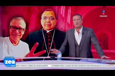 ¡Las amenazas en contra del clero no paran! Esta es la alarmante denuncia que hizo Joel Ascencio, sacerdote de #Guadalajara, exponiendo a un youtuber simpatizante de #Morena, José Lápiz, quien ofreció una recompensa de 40 mil pesos a quien logre atacar al obispo. 

#LoDijoZea #NoticiasImagen #ImagenNoticias 

Visita nuestro sitio web: http://www.imagentv.com

No te pierdas Imagen Noticias con Francisco Zea de lunes a viernes en punto de las 6:30 am por Imagen Televisión.

TikTok: https://www.tiktok.com/@imagennoticias

Instagram Imagen Noticias con Francisco Zea: https://www.instagram.com/imagenzea 
Instagram: https://www.instagram.com/imagentvnoticias/

X Imagen Noticias con Francisco Zea: https://x.com/imagenZea 
X Noticias: https://twitter.com/ImagenNoticias_
X Televisión: https://twitter.com/ImagenTVMex 
 
Facebook Imagen Noticias con Francisco Zea: https://www.facebook.com/ImagenZea/ 
Facebook: https://www.facebook.com/ImagenTVNoticias
 
Aquí encontrarás la mejor información nacional e internacional de Imagen Noticias con Francisco Zea, Nacho Lozano, Crystal Mendivil, Enrique Sánchez y Paola Rojas.