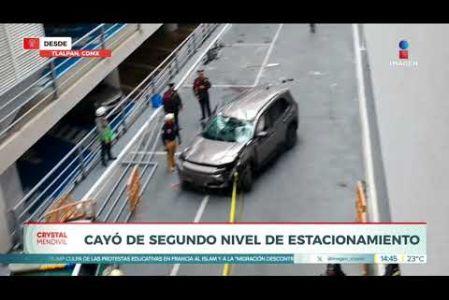 ¡Cayó desde el segundo nivel!