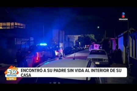 Una aterradora sorpresa se llevó un hombre que llegó hasta el domicilio de su padre en Guadalupe, #NuevoLeón, luego de varios años de no verlo. Al tocar la puerta, nadie respondió y ante el silencio, decidió forzar la entrada, al ingresar descubrió una escena que lo dejó aterrorizado.

#NoticiasImagen #ImagenNoticias530 Visita nuestro sitio web: http://www.imagentv.com

No te pierdas Imagen Noticias 5:30 con Marlene Stahl, Nuria Gil y Adriana Treviño de lunes a viernes por Imagen Televisión.

TikTok 5:30: https://www.tiktok.com/@imagennoticias530 
TikTok Noticias: https://www.tiktok.com/@imagennoticias

Instagram 5:30: https://www.instagram.com/imagennoticias530 
Instagram Noticias: https://www.instagram.com/imagentvnoticias/

X 5:30: https://x.com/imagen530 
X Noticias: https://twitter.com/ImagenNoticias_
X Televisión: https://twitter.com/ImagenTVMex
 
Facebook Noticias: https://www.facebook.com/ImagenTVNoticias
 
Aquí encontrarás la mejor información nacional e internacional de Imagen Noticias con Francisco Zea, Nacho Lozano, Crystal Mendivil, Enrique Sánchez y Paola Rojas.