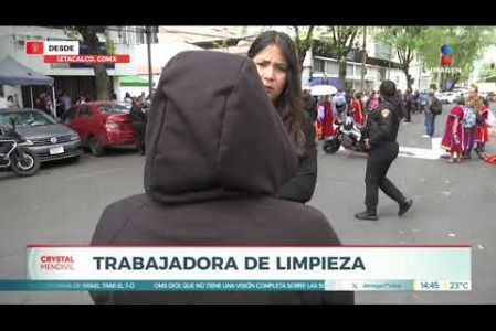 Trabajadora de limpieza rompe el silencio.