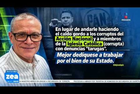 La Fiscalía de #Aguascalientes inició una carpeta de investigación en contra del youtuber José Lápiz tras ofrecer 40 mil pesos por agredir al obispo Juan Espinoza. 

#LoDijoZea #NoticiasImagen
