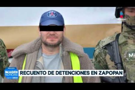 El municipio de #Zapopan registra una racha de detenciones de líderes criminales prioritarios, como "El Uber", "El Canguro", "El Capitán Sol" y "El Tanque". Autoridades atribuyen la constante presencia de estos operadores en la zona a que buscan pasar desapercibidos.

#NoticiasImagen

Síguenos en nuestras redes:

Instagram: https://www.instagram.com/imagentvgdl/
TikTok: https://www.tiktok.com/@imagennoticias
Twitter: https://twitter.com/ImagenTVGDL
Facebook: https://www.facebook.com/ImagenTVGDL/
Visita nuestro sitio Web: https://www.imagentv.com/guadalajara

Mantente siempre informado con las noticias sobre los acontecimientos más importantes a nivel nacional con Erick Breguer.

¡Déjanos tus comentarios, da like, comparte y suscríbete!
