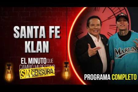 ¡Santa Fe Klan habla SIN FILTROS sobre su vida! El rapero cuenta cómo descubrió su pasión por el RAP, las peleas que protagonizaba en la secundaria, su experiencia con las drogas y el éxito de 'Debo Entender'. Además, habla de los rumores sobre la paternidad de su hijo con Maya Nazor, las visitas para verlo y cómo nació su historia de amor con Camila Zamorano.

No te pierdas El minuto que cambió mi destino SIN CENSURA, sábados 8:00 pm por el 3.1 de Imagen Televisión. #ElMinutoSinCensura 

https://youtube.com/playlist?list=PLYnzMSw5fD7TVNpJ-vp273TtWhi_FAj6-&si=hxkAAxK0JzFe1Kyx 

Visita nuestro sitio web: https://www.imagentv.com/

Síguenos en: 
Tiktok: https://www.tiktok.com/@elminutoque
Instagram: https://www.instagram.com/elminutotv/
Facebook: https://www.facebook.com/elminutoquetv
X: https://twitter.com/elminutoque

O en nuestras redes de Imagen Televisión
Facebook: https://www.facebook.com/ImagenTVMex
X: https://twitter.com/ImagenTVMex
Instagram: https://www.instagram.com/imagentvmex/
TikTok: https://www.tiktok.com/@imagentv

Visita los canales de Gustavo Adolfo Infante:
YouTube: www.youtube.com/@gainfantetv 
Facebook: https://www.facebook.com/GustavoAdolfoInfanteOficial
