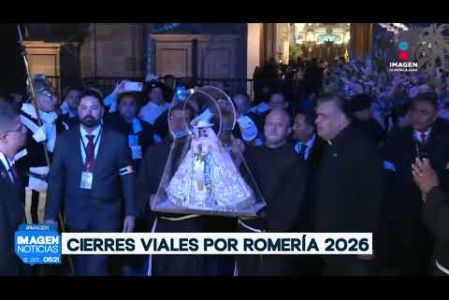 Con motivo del traslado de la imagen peregrina desde la Catedral Metropolitana hasta la Basílica de Nuestra Señora de #Zapopan, se mantienen cierres viales en Avenida Hidalgo, el primer cuadro de Zapopan, así como en las avenidas Américas, Ávila Camacho y Laureles.

#NoticiasImagen

Síguenos en nuestras redes:

Instagram: https://www.instagram.com/imagentvgdl/
TikTok: https://www.tiktok.com/@imagennoticias
Twitter: https://twitter.com/ImagenTVGDL
Facebook: https://www.facebook.com/ImagenTVGDL/
Visita nuestro sitio Web: https://www.imagentv.com/guadalajara

Mantente siempre informado con las noticias sobre los acontecimientos más importantes a nivel nacional con Erick Breguer.

¡Déjanos tus comentarios, da like, comparte y suscríbete!