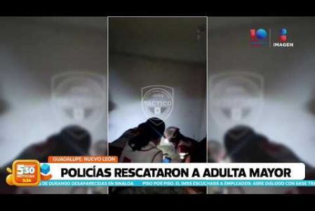 Policías de Guadalupe, #NuevoLeón, rescataron a una adulta mayor que se encontraba al interior de su domicilio junto al cuerpo de su esposo ya sin vida y en estado de descomposición. 

#NoticiasImagen #ImagenNoticias530 

Visita nuestro sitio web: http://www.imagentv.com 

No te pierdas Imagen Noticias 5:30 con Marlene Stahl, Nuria Gil y Adriana Treviño de lunes a viernes por Imagen Televisión. 

TikTok 5:30: https://www.tiktok.com/@imagennoticias530  
TikTok Noticias: https://www.tiktok.com/@imagennoticias 

Instagram 5:30: https://www.instagram.com/imagennoticias530  
Instagram Noticias: https://www.instagram.com/imagentvnoticias/ 

X 5:30: https://x.com/imagen530  
X Noticias: https://twitter.com/ImagenNoticias_ 
X Televisión: https://twitter.com/ImagenTVMex 

Facebook Noticias: https://www.facebook.com/ImagenTVNoticias 

Aquí encontrarás la mejor información nacional e internacional de Imagen Noticias con Francisco Zea, Nacho Lozano, Crystal Mendivil, Enrique Sánchez y Paola Rojas.