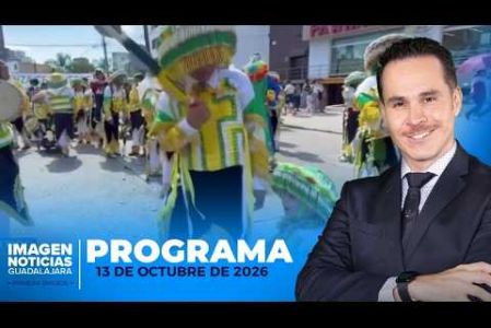 No te pierdas Imagen Noticias Guadalajara con Erick Breguer de lunes a viernes en punto de las 5:50 a.m. en el 3.1 por Imagen Televisión Guadalajara.

#NoticiasImagen

Síguenos en nuestras redes:

Instagram: https://www.instagram.com/imagentvgdl/
TikTok: https://www.tiktok.com/@imagennoticias
Twitter: https://twitter.com/ImagenTVGDL
Facebook: https://www.facebook.com/ImagenTVGDL/
Visita nuestro sitio Web: https://www.imagentv.com/guadalajara

Mantente siempre informado con las noticias sobre los acontecimientos más importantes a nivel nacional con Erick Breguer, Carolina Martínez y Ricardo Camarena.

¡Déjanos tus comentarios, da like, comparte y suscríbete!