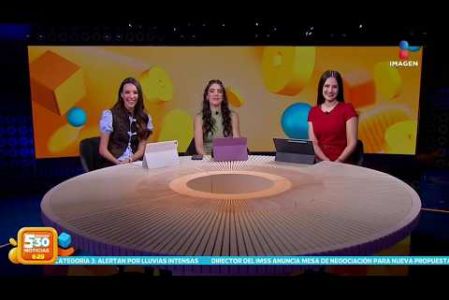 Visita nuestro sitio web: http://www.imagentv.com 

No te pierdas Imagen Noticias 5:30 con Marlene Stahl, Nuria Gil y Adriana Treviño de lunes a viernes por Imagen Televisión. 

TikTok 5:30: https://www.tiktok.com/@imagennoticias530  
TikTok Noticias: https://www.tiktok.com/@imagennoticias 

Instagram 5:30: https://www.instagram.com/imagennoticias530  
Instagram Noticias: https://www.instagram.com/imagentvnoticias/ 

X 5:30: https://x.com/imagen530  
X Noticias: https://twitter.com/ImagenNoticias_ 
X Televisión: https://twitter.com/ImagenTVMex 

Facebook Noticias: https://www.facebook.com/ImagenTVNoticias 

Aquí encontrarás la mejor información nacional e internacional de Imagen Noticias con Francisco Zea, Nacho Lozano, Crystal Mendivil, Enrique Sánchez y Paola Rojas.