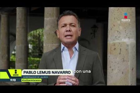 El gobernador de #Jalisco, #PabloLemus, reiteró a través de redes sociales la búsqueda de financiamiento para la construcción del acueducto sustituto Chapala-Guadalajara.

Síguenos en nuestras redes:

#NoticiasImagen

Instagram: https://www.instagram.com/imagentvgdl/
TikTok: https://www.tiktok.com/@imagennoticias
Twitter: https://twitter.com/ImagenTVGDL
Facebook: https://www.facebook.com/ImagenTVGDL/
Visita nuestro sitio Web: https://www.imagentv.com/guadalajara

Mantente siempre informado con las noticias sobre los acontecimientos más importantes a nivel nacional con Ricardo Camarena.

¡Déjanos tus comentarios, da like, comparte y suscríbete!