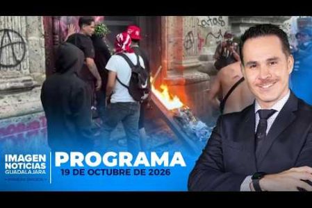 No te pierdas Imagen Noticias Guadalajara con Erick Breguer de lunes a viernes en punto de las 5:50 a.m. en el 3.1 por Imagen Televisión Guadalajara.

#NoticiasImagen

Síguenos en nuestras redes:

Instagram: https://www.instagram.com/imagentvgdl/
TikTok: https://www.tiktok.com/@imagennoticias
Twitter: https://twitter.com/ImagenTVGDL
Facebook: https://www.facebook.com/ImagenTVGDL/
Visita nuestro sitio Web: https://www.imagentv.com/guadalajara

Mantente siempre informado con las noticias sobre los acontecimientos más importantes a nivel nacional con Erick Breguer, Carolina Martínez y Ricardo Camarena.

¡Déjanos tus comentarios, da like, comparte y suscríbete!