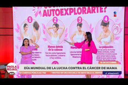 ¿Sabes cómo explorar tus mamas y qué señales de alerta debes identificar? La Dra. Adriana Mercedes Acuña nos enseña.