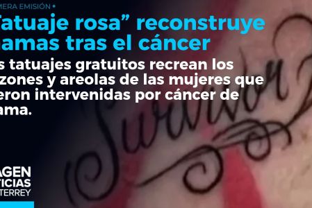 Conoce la iniciativa "tatuaje rosa" que ayuda a la reconstrucción estética y total de los implantes mamarios. 

No te pierdas Imagen Noticias Monterrey con Brenda Cavazos de lunes a viernes por Imagen Televisión Monterrey.

Síguenos en nuestras redes
Instagram: https://www.instagram.com/imagentvmonterrey/
Twitter: https://twitter.com/ImagenTVMTY
Facebook: https://www.facebook.com/ImagenTVMTY/

Mantente siempre informado con las noticias sobre los acontecimientos más importantes a nivel nacional con Claudia Ovalle y Brenda Cavazos.


¡Dale like y suscríbete!