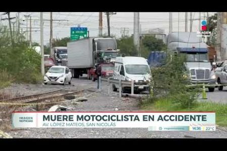 Un motociclista perdió la vida luego de un aparatoso accidente en San Nicolás.