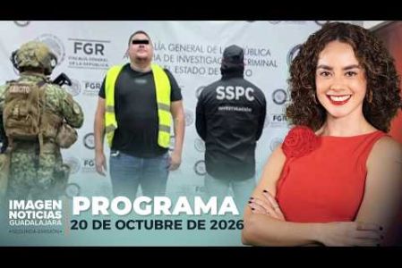 No te pierdas Imagen Noticias Guadalajara con Carolina Martínez de lunes a viernes en punto de las 2:30 p.m. en el 3.1 por Imagen Televisión Guadalajara.

#NoticiasImagen

Síguenos en nuestras redes:
Instagram: https://www.instagram.com/imagentvgdl/
TikTok: https://www.tiktok.com/@imagennoticias
Twitter: https://twitter.com/ImagenTVGDL
Facebook: https://www.facebook.com/ImagenTVGDL/

Visita nuestro sitio Web: https://www.imagentv.com/guadalajara

Mantente siempre informado con las noticias sobre los acontecimientos más importantes a nivel nacional con Erick Breguer, Carolina Martínez y Ricardo Camarena.

¡Déjanos tus comentarios, da like, comparte y suscríbete!