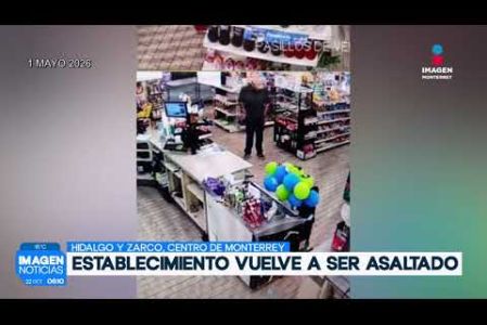 El mismo ladrón vuelve a atracar la misma tienda de conveniencia en Monterrey. 

No te pierdas Imagen Noticias Monterrey con Brenda Cavazos de lunes a viernes por Imagen Televisión Monterrey.

Síguenos en nuestras redes
Instagram: https://www.instagram.com/imagentvmonterrey/
Twitter: https://twitter.com/ImagenTVMTY
Facebook: https://www.facebook.com/ImagenTVMTY/

Mantente siempre informado con las noticias sobre los acontecimientos más importantes a nivel nacional con Claudia Ovalle y Brenda Cavazos.


¡Dale like y suscríbete!