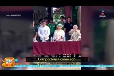 Así se dirigió Flor María Sosa, alcaldesa de Lerdo de Tejada, #Veracruz, a estudiantes durante un evento escolar, los increpó llamándolos de esta manera: 

#NoticiasImagen #ImagenNoticias530 Visita nuestro sitio web: http://www.imagentv.com

No te pierdas Imagen Noticias 5:30 con Marlene Stahl, Nuria Gil y Adriana Treviño de lunes a viernes por Imagen Televisión.

TikTok 5:30: https://www.tiktok.com/@imagennoticias530 
TikTok Noticias: https://www.tiktok.com/@imagennoticias

Instagram 5:30: https://www.instagram.com/imagennoticias530 
Instagram Noticias: https://www.instagram.com/imagentvnoticias/

X 5:30: https://x.com/imagen530 
X Noticias: https://twitter.com/ImagenNoticias_
X Televisión: https://twitter.com/ImagenTVMex
 
Facebook Noticias: https://www.facebook.com/ImagenTVNoticias
 
Aquí encontrarás la mejor información nacional e internacional de Imagen Noticias con Francisco Zea, Nacho Lozano, Crystal Mendivil, Enrique Sánchez y Paola Rojas.
