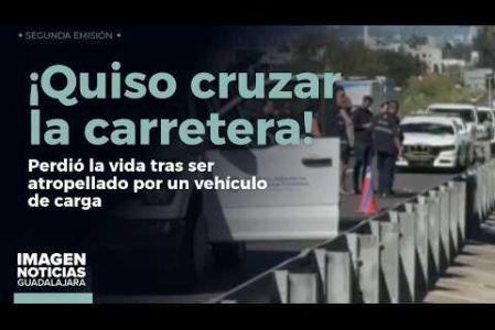 Un hombre perdió la vida tras ser atropellado por un vehículo de carga mientras intentaba cruzar la autopista Zapotlanejo junto a su bicicleta, a la altura de la Col. Santa Cruz de las Huertas, en #Tonalá.

#NoticiasImagen

Síguenos en nuestras redes:

Instagram: https://www.instagram.com/imagentvgdl/
TikTok: https://www.tiktok.com/@imagennoticias
Twitter: https://twitter.com/ImagenTVGDL
Facebook: https://www.facebook.com/ImagenTVGDL/
Visita nuestro sitio Web: https://www.imagentv.com/guadalajara

Mantente siempre informado con las noticias sobre los acontecimientos más importantes a nivel nacional con Carolina Martínez.

¡Déjanos tus comentarios, da like, comparte y suscríbete!