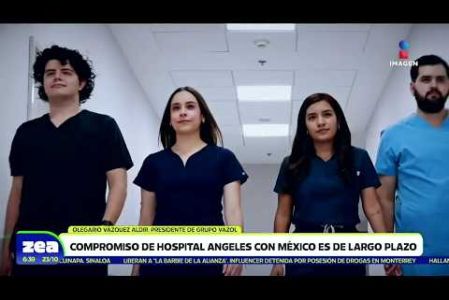 A lo largo de 40 años de brindar atención integral, Hospital Angeles Health System ha contado con una comunidad médica de vocación y clase mundial integrada por especialistas de diversas áreas que constituye uno de los pilares fundamentales.

#NoticiasImagen #LoDijoZea #ImagenNoticias Visita nuestro sitio web: http://www.imagentv.com

No te pierdas Imagen Noticias con Francisco Zea de lunes a viernes en punto de las 6:30 am por Imagen Televisión.

TikTok: https://www.tiktok.com/@imagennoticias

Instagram Imagen Noticias con Francisco Zea: https://www.instagram.com/imagenzea 
Instagram: https://www.instagram.com/imagentvnoticias/

X Imagen Noticias con Francisco Zea: https://x.com/imagenZea 
X Noticias: https://twitter.com/ImagenNoticias_
X Televisión: https://twitter.com/ImagenTVMex 
 
Facebook Imagen Noticias con Francisco Zea: https://www.facebook.com/ImagenZea/ 
Facebook: https://www.facebook.com/ImagenTVNoticias
 
Aquí encontrarás la mejor información nacional e internacional de Imagen Noticias con Francisco Zea, Nacho Lozano, Crystal Mendivil, Enrique Sánchez y Paola Rojas.