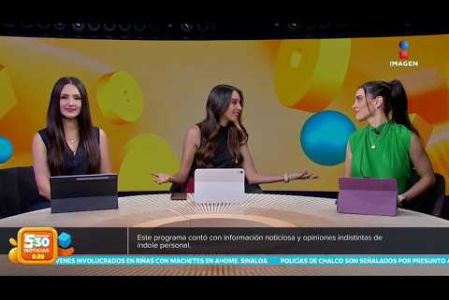 Visita nuestro sitio web: http://www.imagentv.com

No te pierdas Imagen Noticias 5:30 con Marlene Stahl, Nuria Gil y Adriana Treviño de lunes a viernes por Imagen Televisión.

TikTok 5:30: https://www.tiktok.com/@imagennoticias530 
TikTok Noticias: https://www.tiktok.com/@imagennoticias

Instagram 5:30: https://www.instagram.com/imagennoticias530 
Instagram Noticias: https://www.instagram.com/imagentvnoticias/

X 5:30: https://x.com/imagen530 
X Noticias: https://twitter.com/ImagenNoticias_
X Televisión: https://twitter.com/ImagenTVMex
 
Facebook Noticias: https://www.facebook.com/ImagenTVNoticias
 
Aquí encontrarás la mejor información nacional e internacional de Imagen Noticias con Francisco Zea, Nacho Lozano, Crystal Mendivil, Enrique Sánchez y Paola Rojas.
