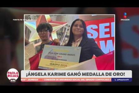 Ángela Karime Venegas, una joven mexicana originaria de Tamaulipas, ganó una medalla de oro en Indonesia por crear un extintor acústico.