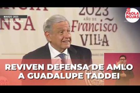 En enero, la ASF documentó un presunto esquema de triangulación de recursos públicos al interior del INE, tras las acusaciones revivieron los dichos de Andrés Manuel López Obrador donde defendía a #GuadalupeTaddei como una persona íntegra.